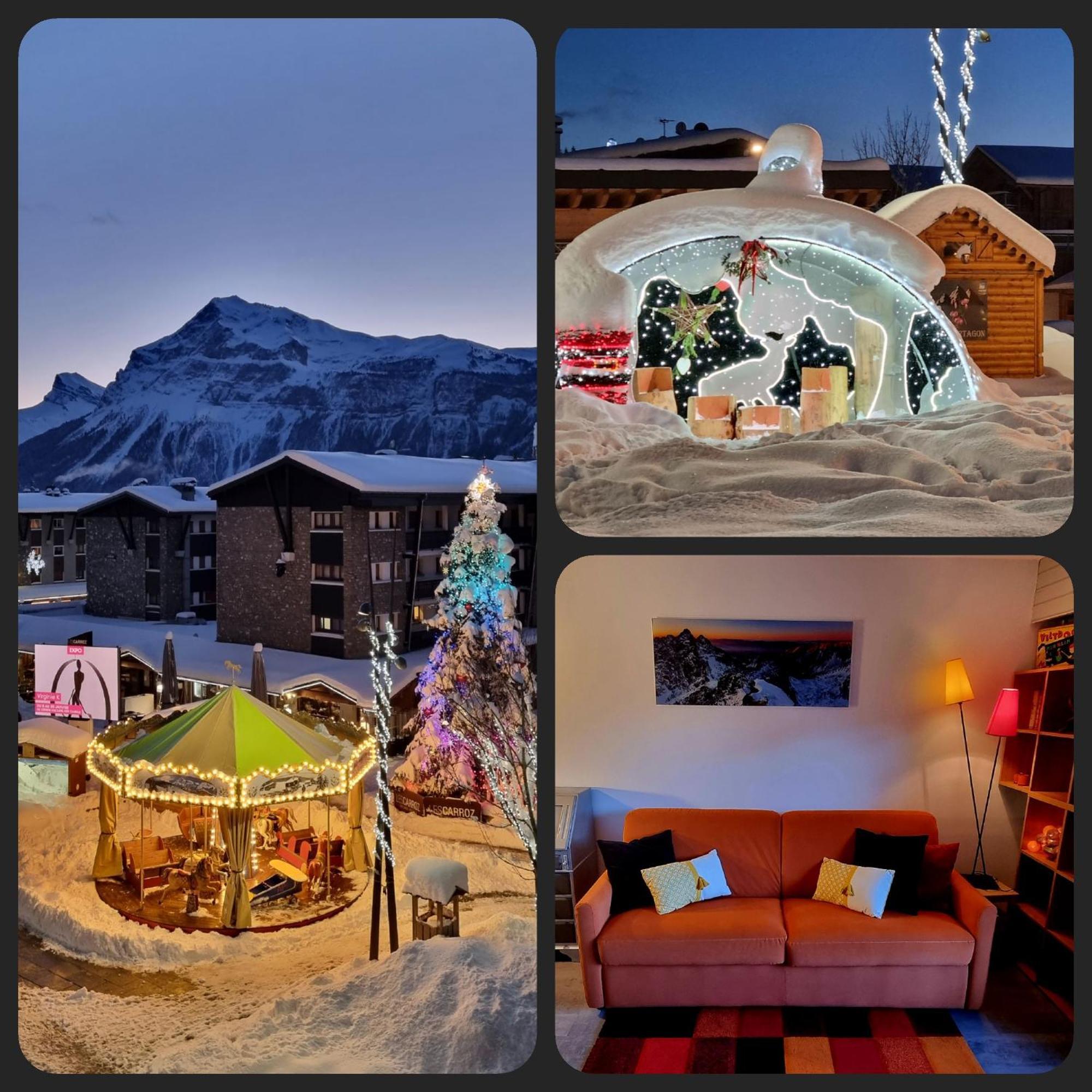 Vintage Chic -Central, Wifi, Mountain View Les Carroz d'Araches Zewnętrze zdjęcie